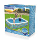 54121 Bestway 305x183x56cm Play Pool For Kids Rectangular 3-Ring Inflatable Pool 1161 L Bath Pool 10'x72"x22"
