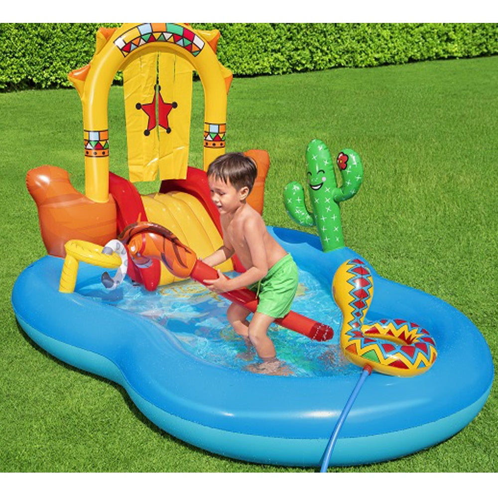 Bestway H2OGO Wild West Play Center Swimming Pool Mini Water Park #53118