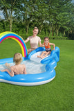 Bestway 53092 Rainbow shine pool and paly center amusement park equipment 2.57m x 1.45m x 91cm