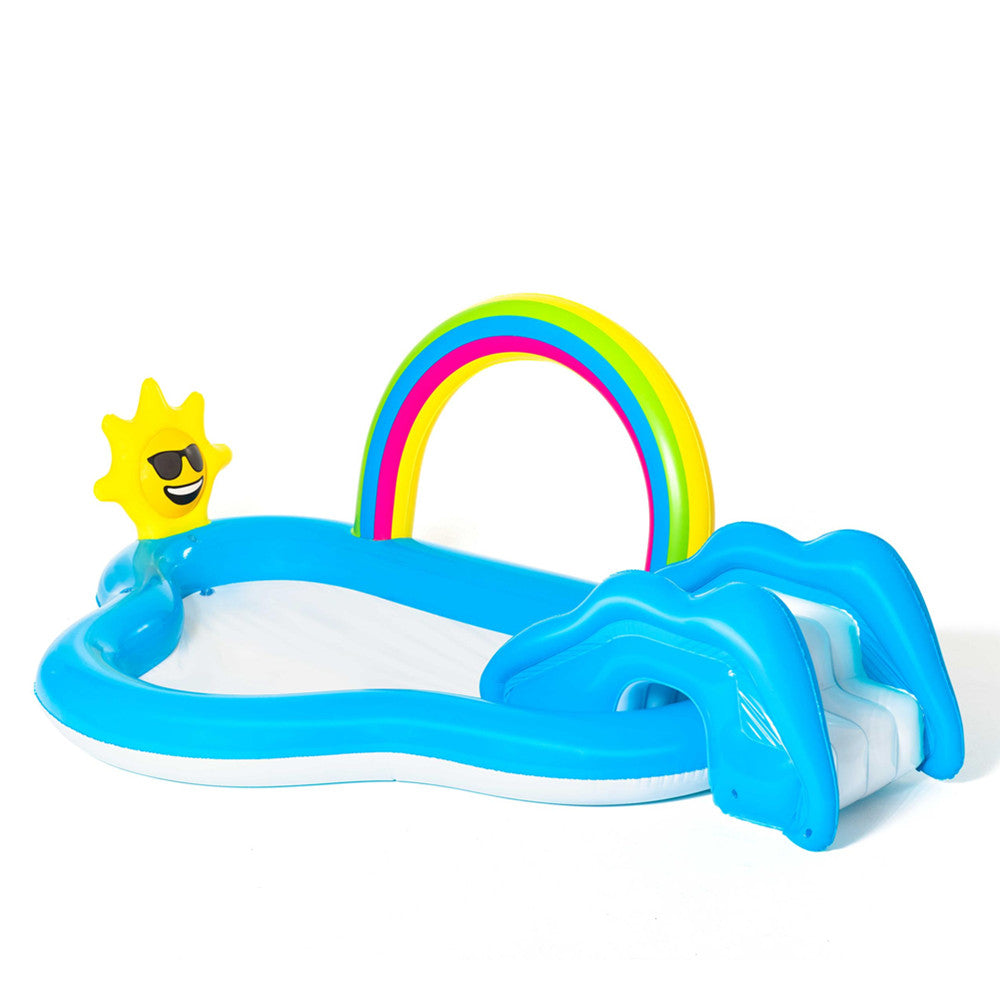 Bestway 53092 Rainbow shine pool and paly center amusement park equipment 2.57m x 1.45m x 91cm