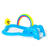 Bestway 53092 Rainbow shine pool and paly center amusement park equipment 2.57m x 1.45m x 91cm