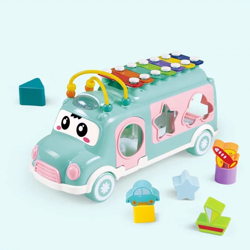 HUANGER BRAND SHAPES BUS W/XYLOPHONE