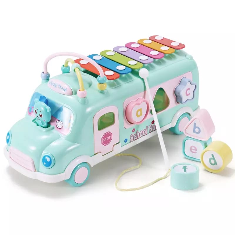 HUANGER BRAND SHAPES BUS W/XYLOPHONE