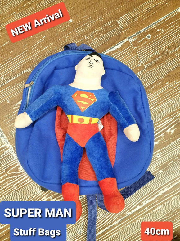 Super man Stuff Bag Blue