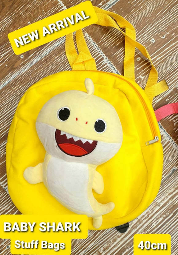 Baby Shark Stuff Bag Yellow