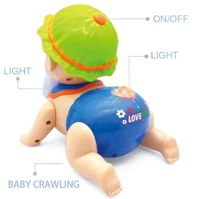 Crawling Baby Doll Toy
