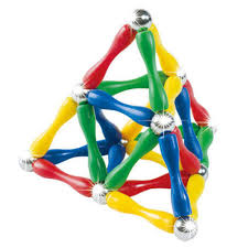 Master Magnetic Construction Toy 124 Pcs