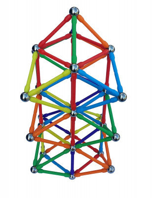 Master Magnetic Construction Toy 124 Pcs